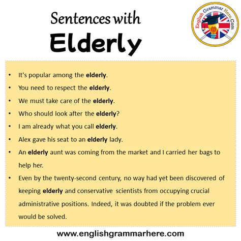 What is a good sentence for elder?