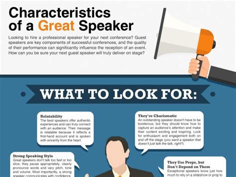 What is a good speaker called?