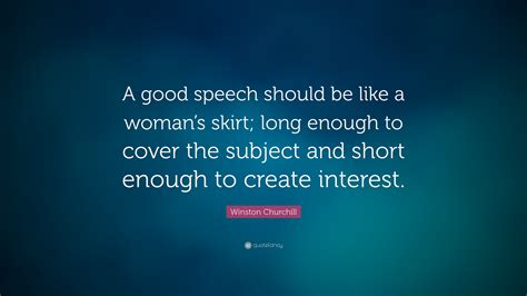 What is a good speech quote?