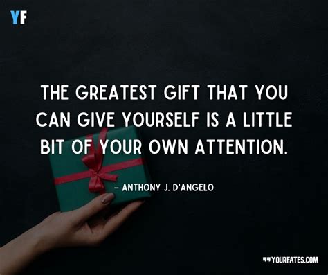 What is a great gift quote?