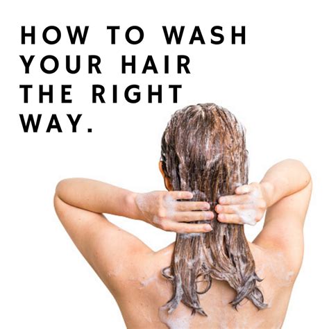 What is a healthy way to wash your hair?