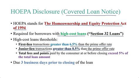 What is a hoepa loan?