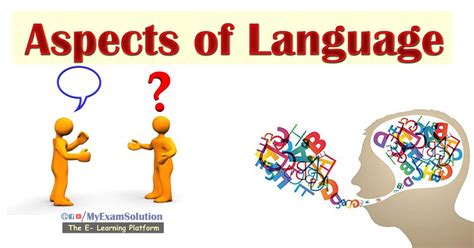 What is a language aspect?