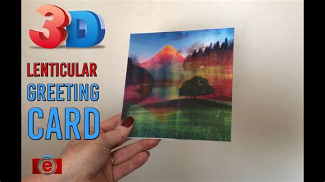What is a lenticular card?