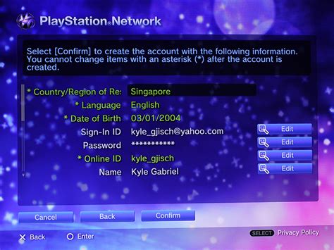 What is a master account on PlayStation?