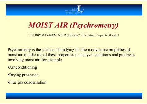 What is a moist air?