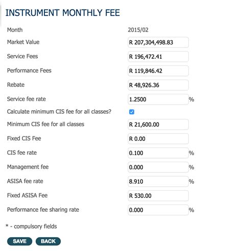 What is a monthly fee in finance?