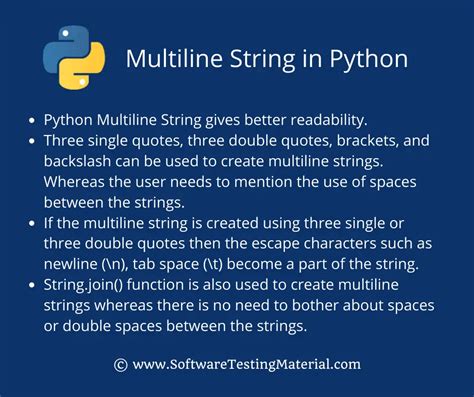 What is a multi line string in Python?