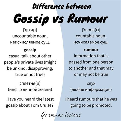 What is a neutral word for gossip?
