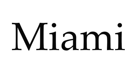 What is a nickname for Miami?