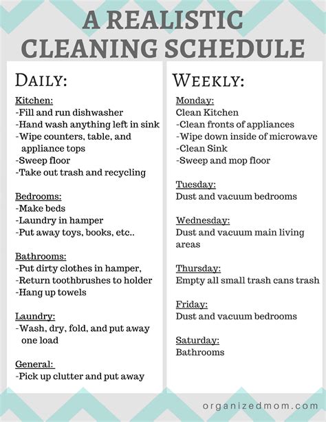 What is a normal cleaning routine?