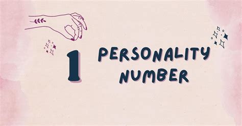 What is a number 1 personality?