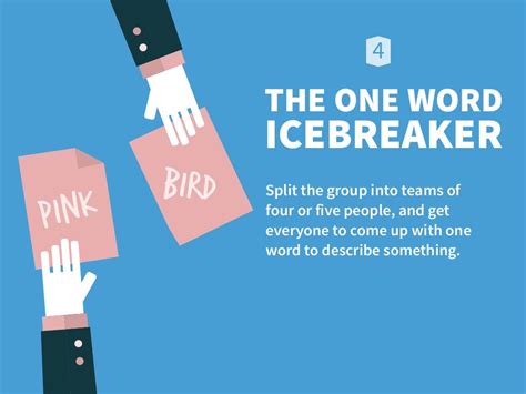 What is a one word icebreaker?