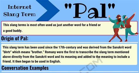 What is a pal in British slang?