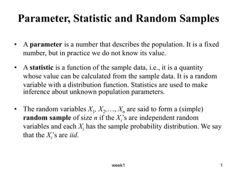 What is a parameter in probability?