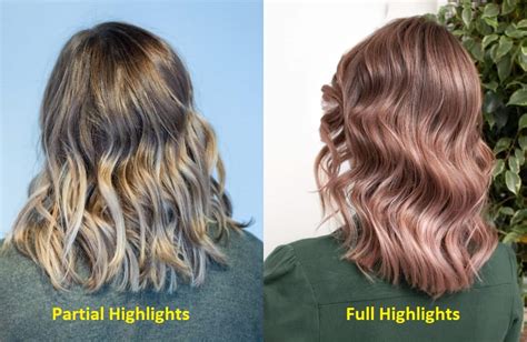 What is a partial foil vs highlights?