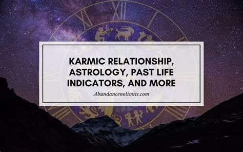 What is a past life karmic link?