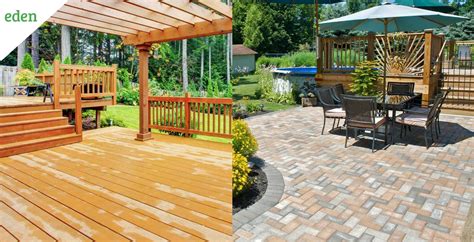 What is a patio vs deck?