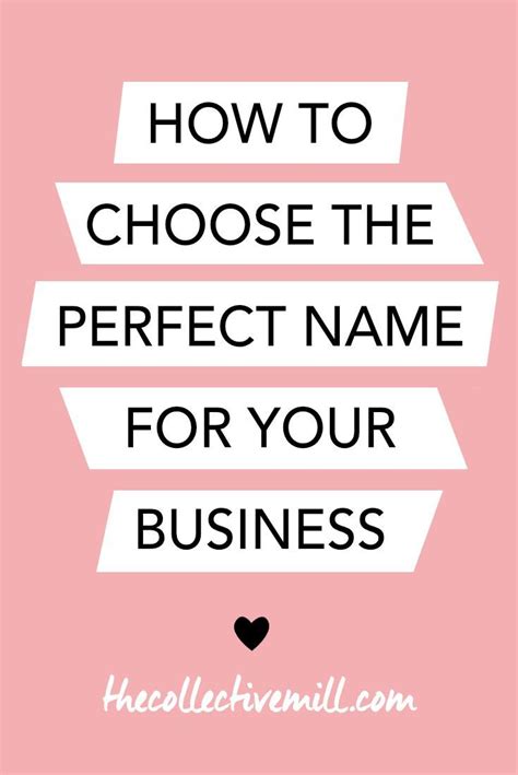 What is a perfect name for a business?