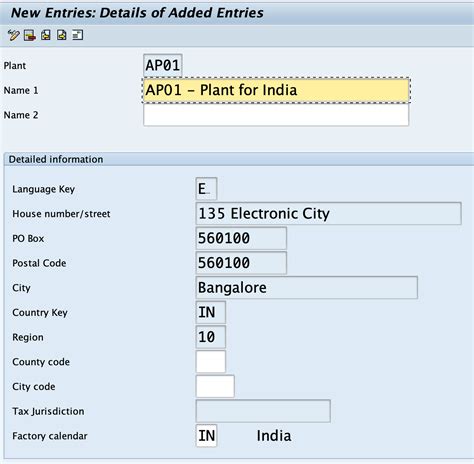 What is a plant section in SAP?