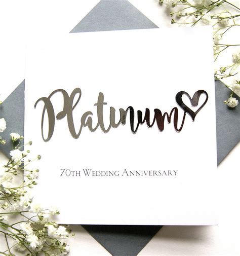 What is a platinum anniversary?