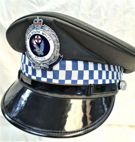 What is a police cap called?