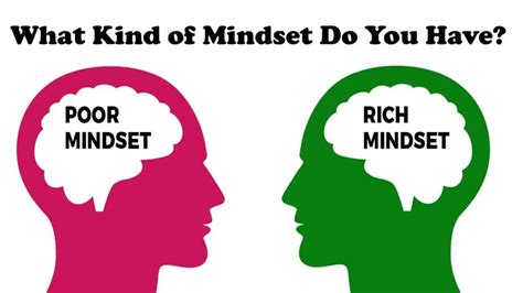 What is a poor mindset?