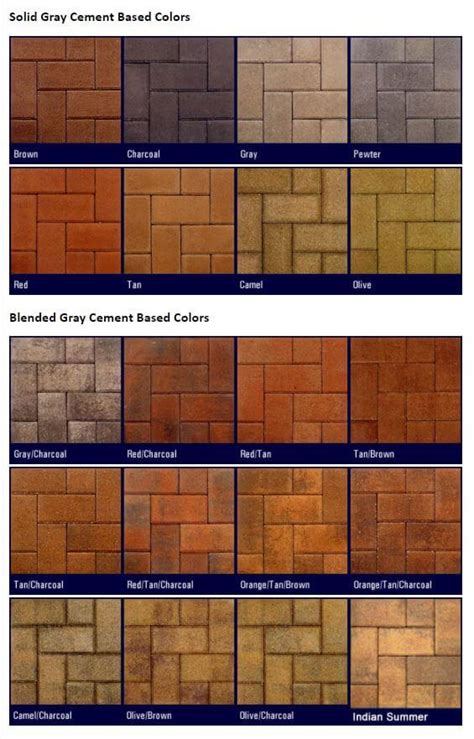 What is a popular paver color?