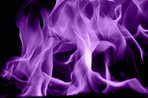 What is a purple flame?