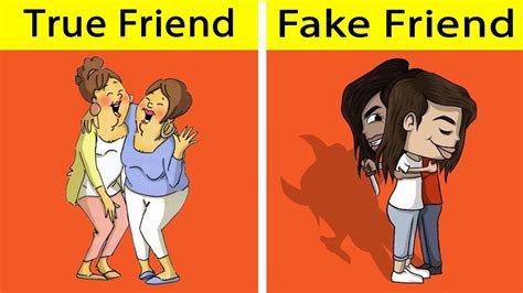 What is a real vs fake friend?