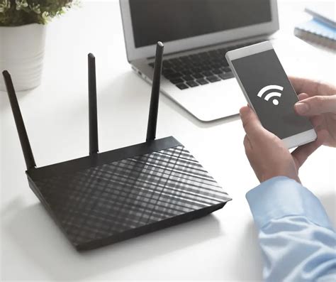 What is a safe distance from a router?