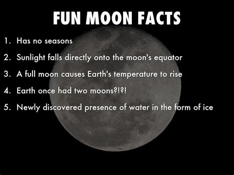 What is a scary fact about the moon?