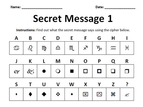 What is a secret message?