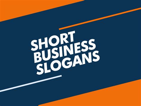 What is a short slogan?