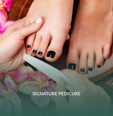 What is a signature pedicure?