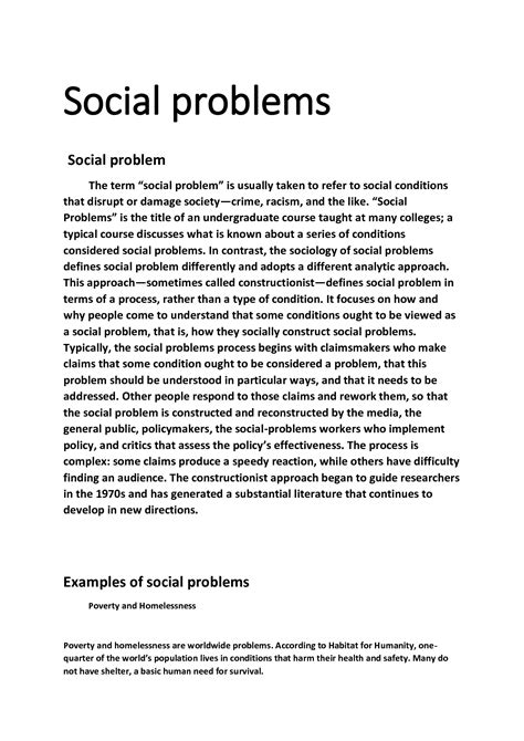 What is a social issue essay?