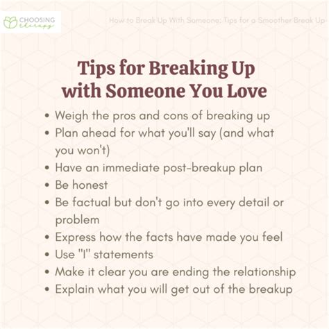 What is a soft breakup?