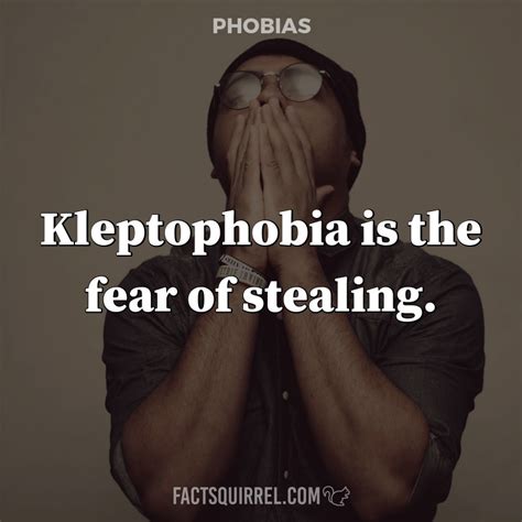 What is a stealing phobia?