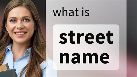 What is a street nickname?