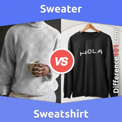 What is a sweater vs sweatshirt?