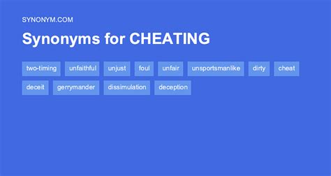 What is a synonym for cheating copying?