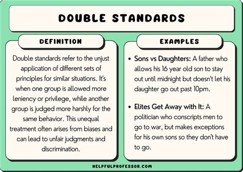 What is a synonym for double standard?