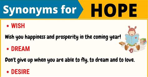 What is a synonym for hopes and dreams?