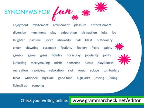 What is a synonym for playfulness fun?