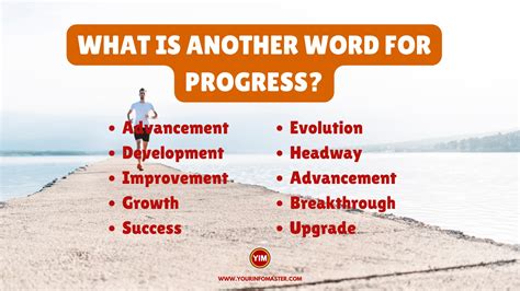 What is a synonym for progress in life?