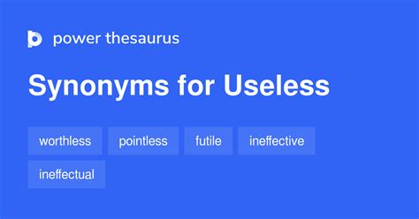 What is a synonym for useless work?