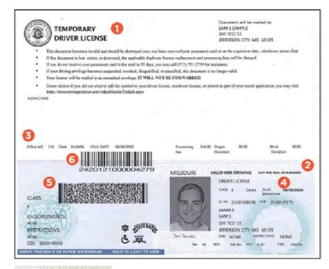 What is a temporary driver's license in the US?