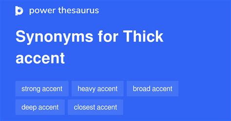 What is a thick accent?