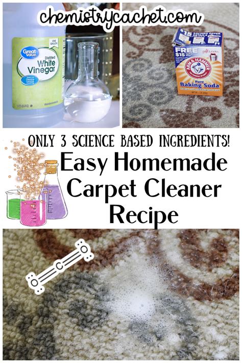 What is a three ingredient carpet cleaner?