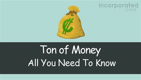 What is a ton in money?